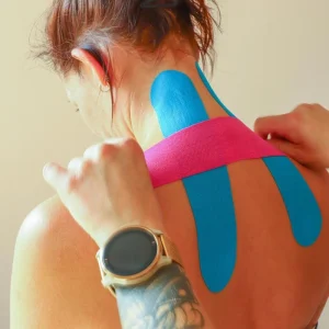 WUNDmed Kinesio-Tape Schulter Und Nacken, 4 Stück, 20 X 5 Cm, Wasserfest, Elastisch, Farbig Sortiert 10