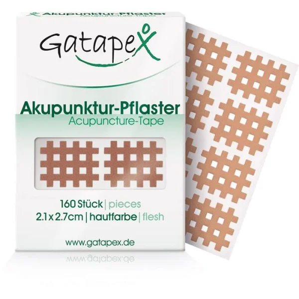 Gatapex Gittertape Akupunktur-Pflaster, Typ A, 2,7 X 2,1cm, Größe S, Hautfarben, 160 Strips 1