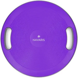 Navaris Balance-Board Therapiekreisel, Ø 40cm, Lila, Mit Griffen 10