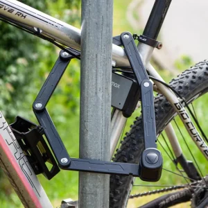 Fischer-MTS Fahrradschloss 85852, Faltschloss, Länge 85cm, Sicherheitslevel 8 9