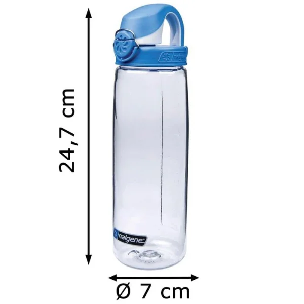 Nalgene Trinkflasche Everyday OTF 078902, 0,7 L, Kunststoff, Transparent / Blau 7