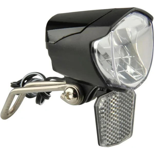 Fischer-MTS Fahrradbeleuchtung 85355, Frontlicht, LED, Dynamoscheinwerfer, 70 Lux, Vorne 1