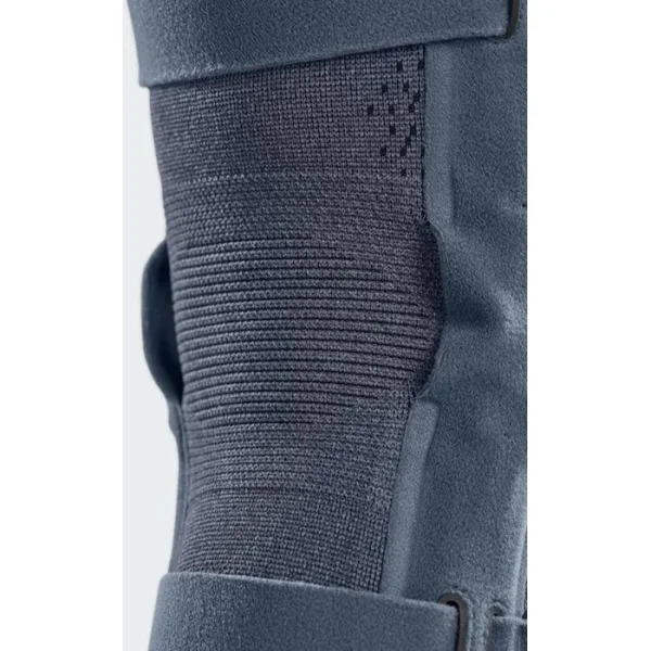 Medi Kniebandage Genumedi Pro Knieorthese Extraw., Silber, Mit Silikonring & Haftband, Größe V 7