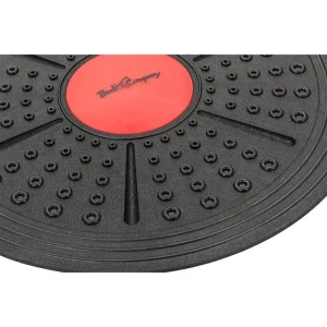 Bad-Company Balance-Board Fitness Brett, Ø 41 Cm, Schwarz-rot 9