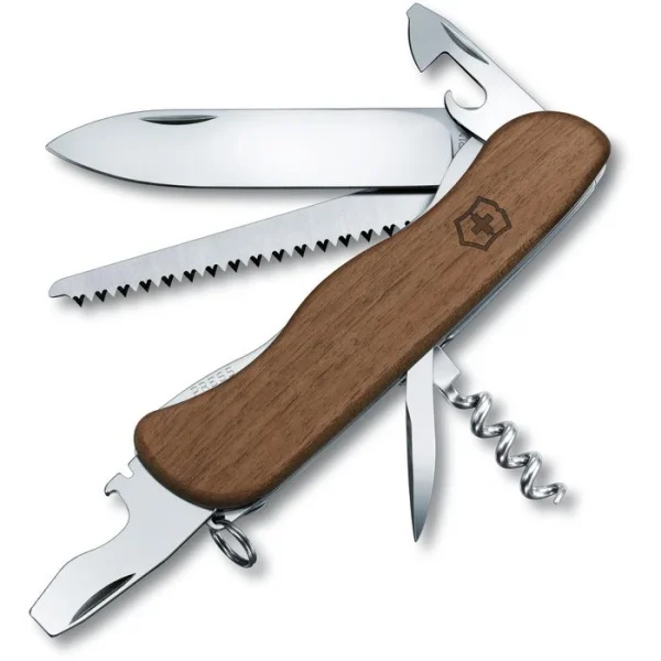 Victorinox Taschenmesser Forester Wood 0.8361.63, Nussbaum, 10 Funktionen 1