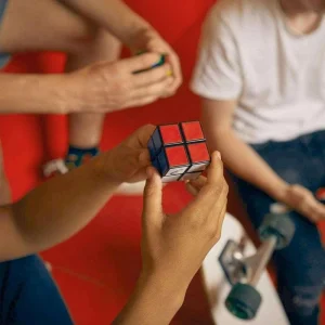 ThinkFun Würfelspiel 76393, Rubiks Cube 2×2, Ab 7 Jahre, 1 Spieler, Zauberwürfel 24