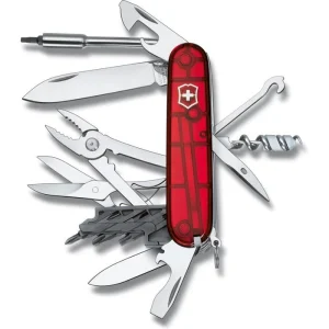 Victorinox Taschenmesser CyberTool M 1.7725.T, Rot Transparent, 32 Funktionen 7