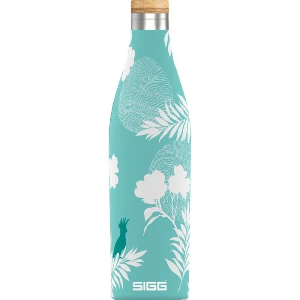 SIGG Trinkflasche Meridian Sumatra Birds, 0,5 L, Edelstahl, Türkis 1