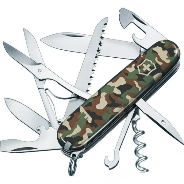 Victorinox Taschenmesser Huntsman 1.3713.94, Camouflage, 15 Funktionen 1