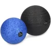 Navaris Faszienball Faszienball, Set, Ø 8cm & 10cm, Schwarz / Blau 26