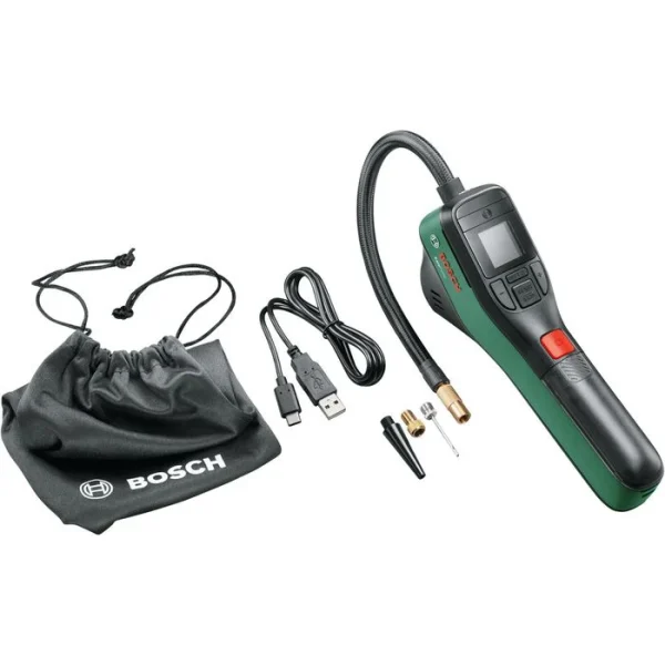 Bosch Luftpumpe EasyPump 0603947000, Akkupumpe Mit Echtzeitmessung & Autostopp-Funktion 1