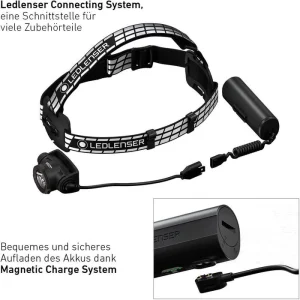 Ledlenser Stirnlampe H7R Signature LED, 1.200 Lumen, Akku, App 18