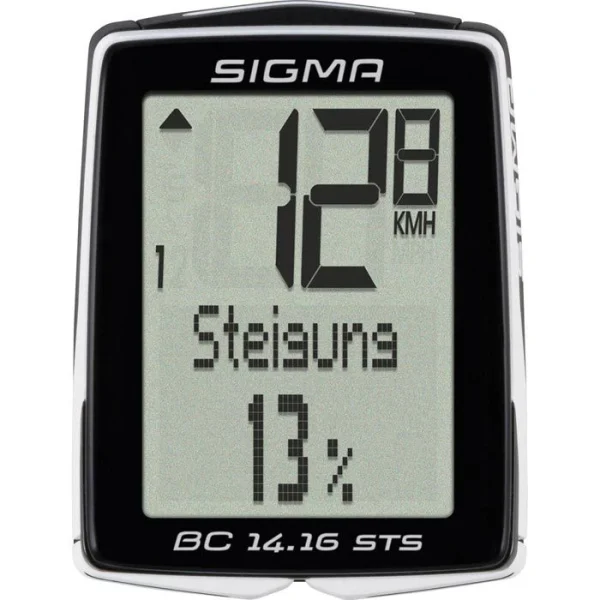 Sigma Fahrradcomputer BC 14.16 STS CAD, Kabellos, Mit Funk, Wasserdicht, Trittsensor 3