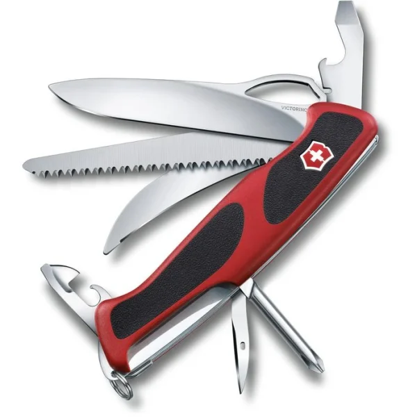 Victorinox Taschenmesser Ranger Grip 58 Hunter, 0.9683.MC, Rot, 13 Funktionen 1