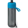 Brita Trinkflasche Fill & Go Active MicroDisc, 0,6 L, Kunststoff, Blau, Mit Wasserfilter 13