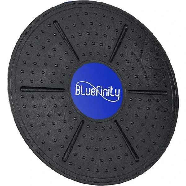 Relaxdays Balance-Board Bluefinity, Ø 36cm, Schwarz-blau 1