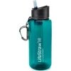 LifeStraw Trinkflasche Go Dark Teal, 1 L, Kunststoff, Türkis, Mit Wasserfilter 5