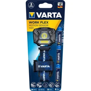 Varta Stirnlampe Work Flex Motion Sensor H20 LED, 150 Lumen, Wasserdicht 15