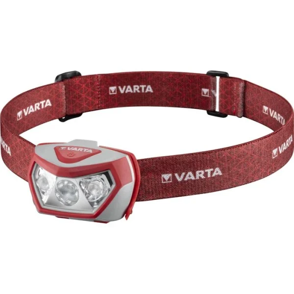 Varta Stirnlampe Outdoor Sports H20 Pro LED, 200 Lumen, Rotlicht, Wasserdicht 1