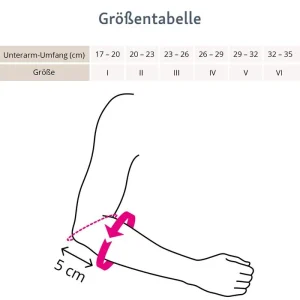 Medi Ellenbogenbandage Epicomed, Für Links & Rechts, Silber, Größe IV 15