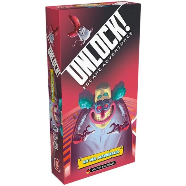 Asmodee Kartenspiel Unlock! In Der Mausefalle, Ab 10 Jahre, 1-6 Spieler 1