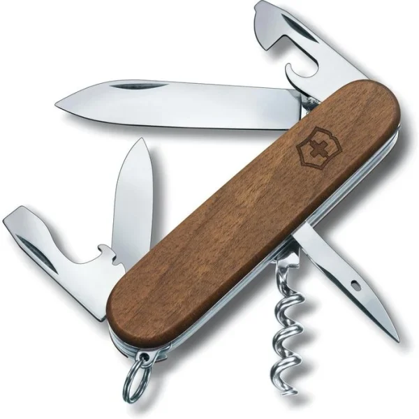 Victorinox Taschenmesser Spartan Wood 1.3601.63, Holzgriff, Nussbaum, 10 Funktionen 1