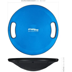 Sport-Tec Balance-Board Fitnesskreisel, Ø 40cm, Mit Griffen, Blau 16