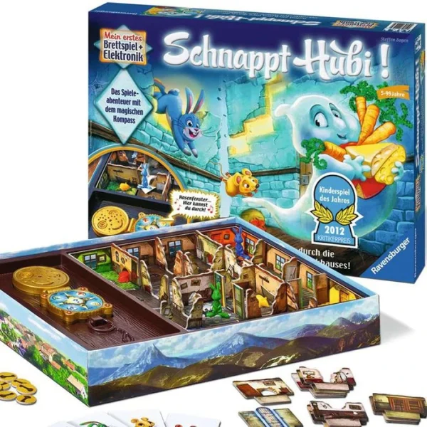 Ravensburger Brettspiel 22093 Schnappt Hubi!, Ab 5 Jahre, 2-4 Spieler 9